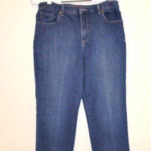 Gloria Vanderbilt Amanda Classic Women's Blue Jeans Size 12 Petite Short